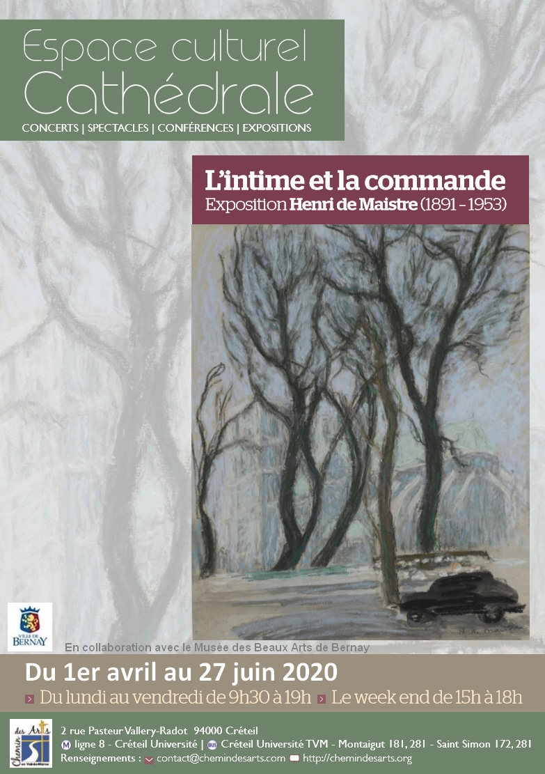 Exposition Henri De Maistre à Créteil, 2020 – Reportée En Raison De La Pandémie