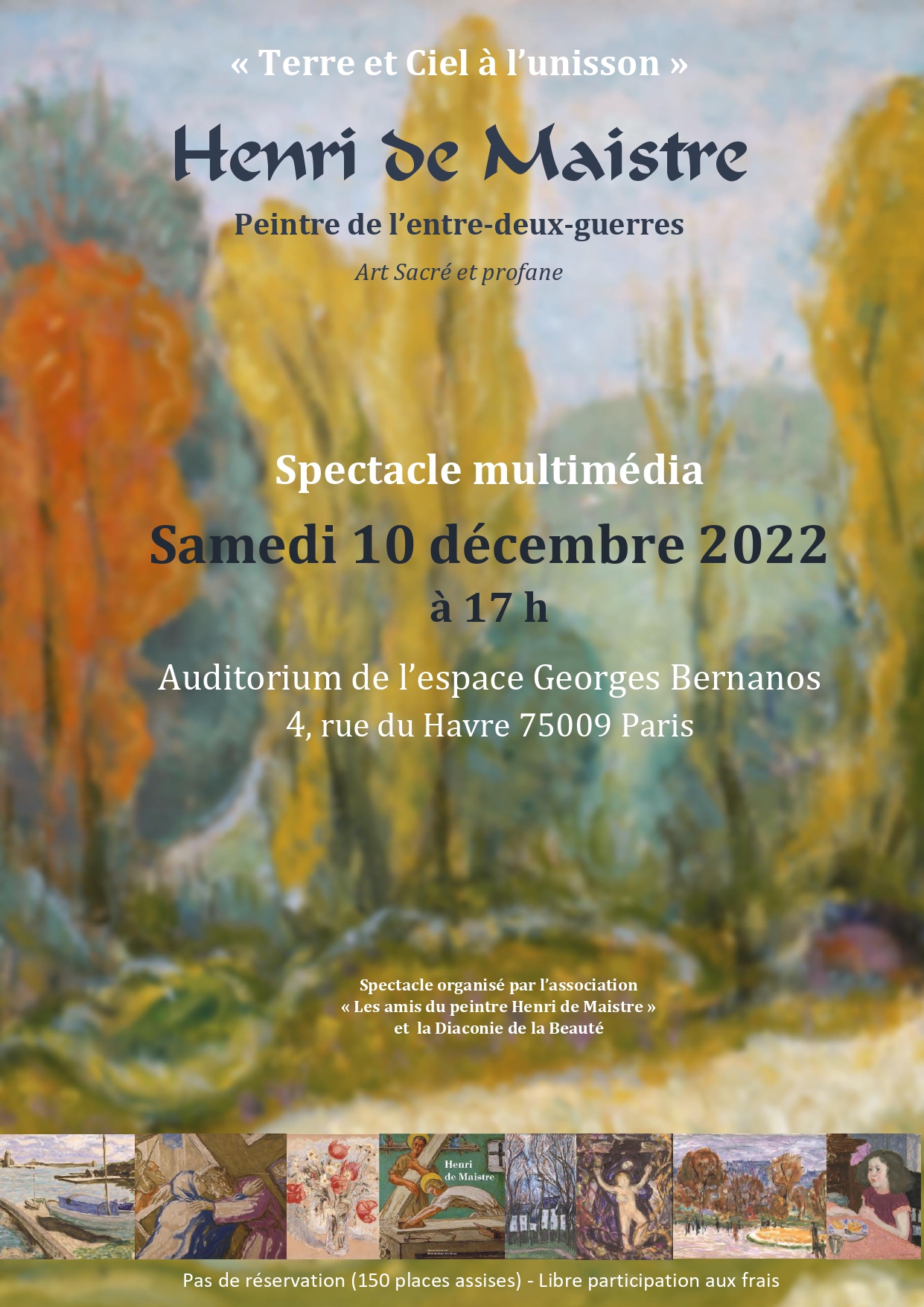 Spectacle Multimédia Henri De Maistre 2022 (spectacle Reporté)